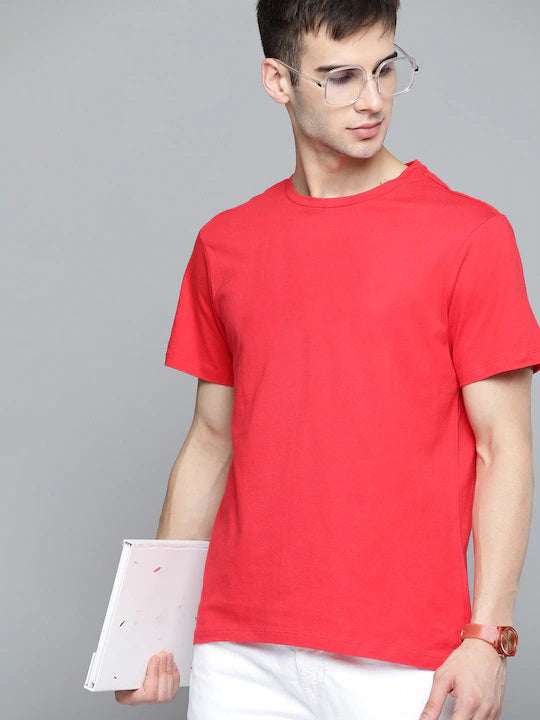 Solid Half Sleeve Men T-shirt (11 colours)